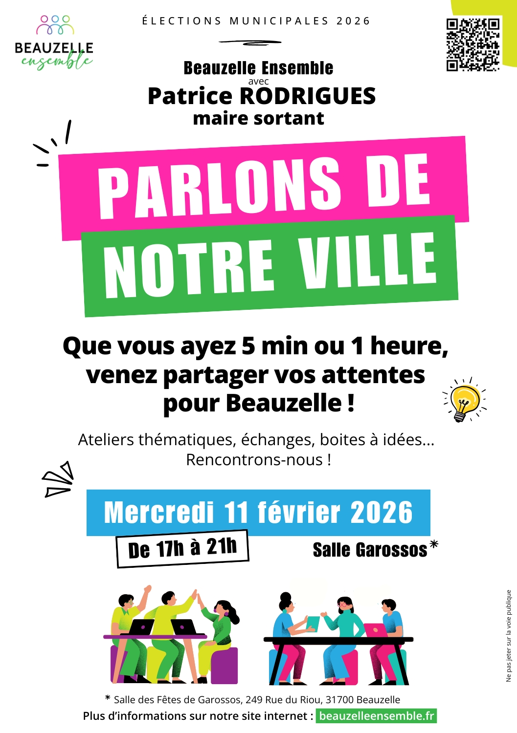 Parlons de notre ville, le 11 février 2026 à Garossos